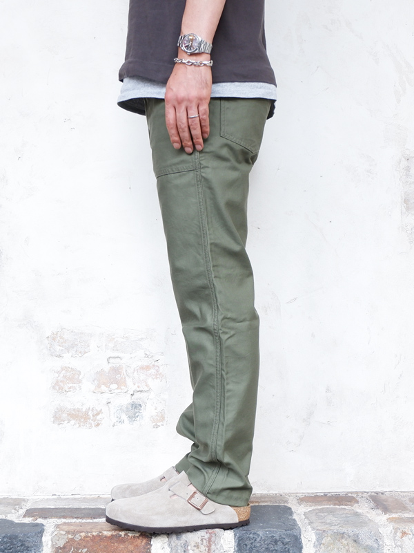 FOB FACTORY BAKER PANTS F0431 OLIVE