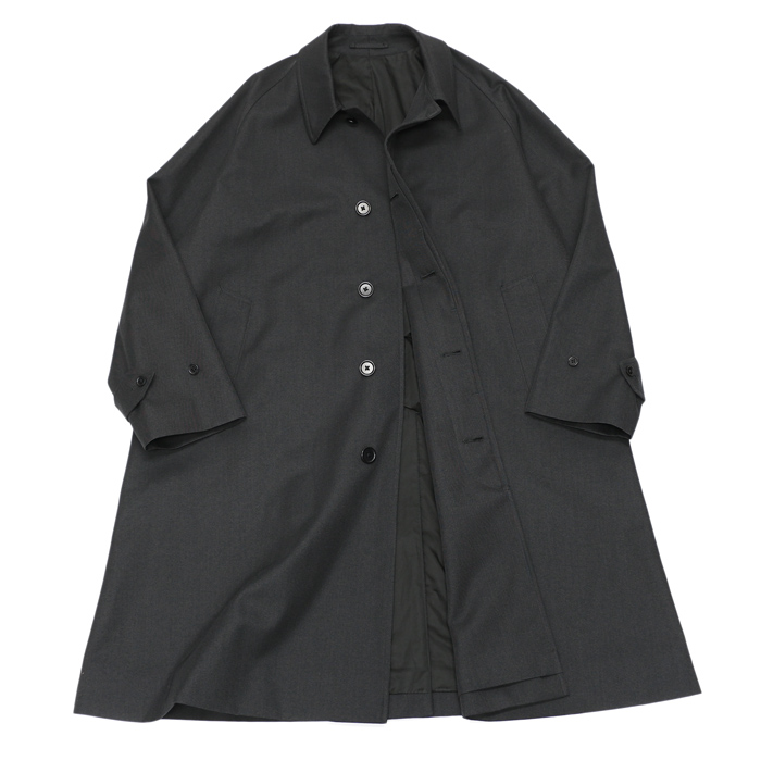 KAPTAIN SUNSHINE（キャプテンサンシャイン）Walker Coat（ウォーカーコート）HIGHCOUNT WOOL CAVALRY  TWILL/Charcoal Mix（チャコールミックス） - タイガース・ブラザース本店オンラインショップ