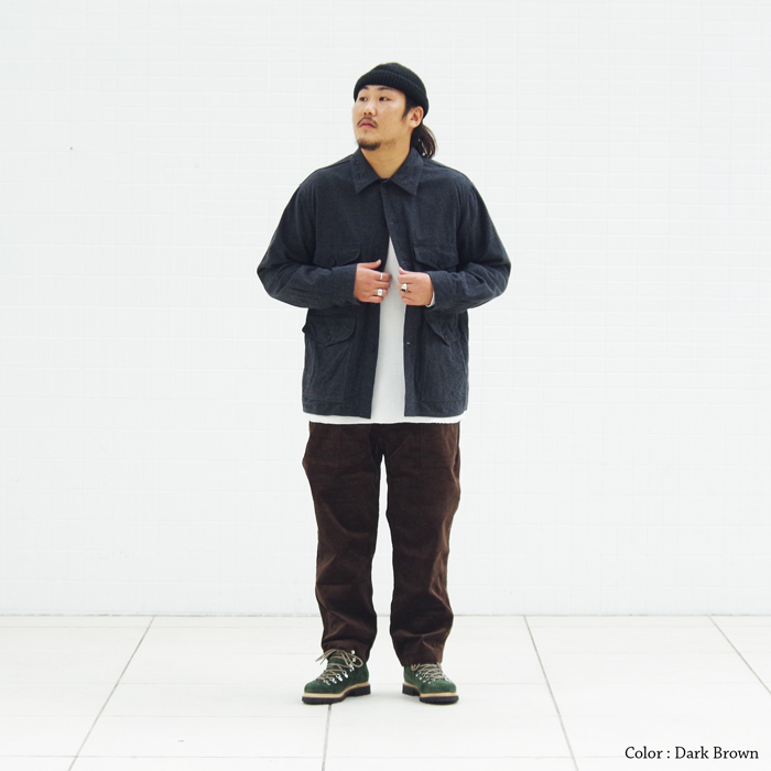 GRAMICCI（グラミチ）CORDUROY LOOSE TAPERED PANT（コーデュロイルーズテーパードパンツ）/Dark Brown（ ダークブラウン） - タイガース・ブラザース本店オンラインショップ