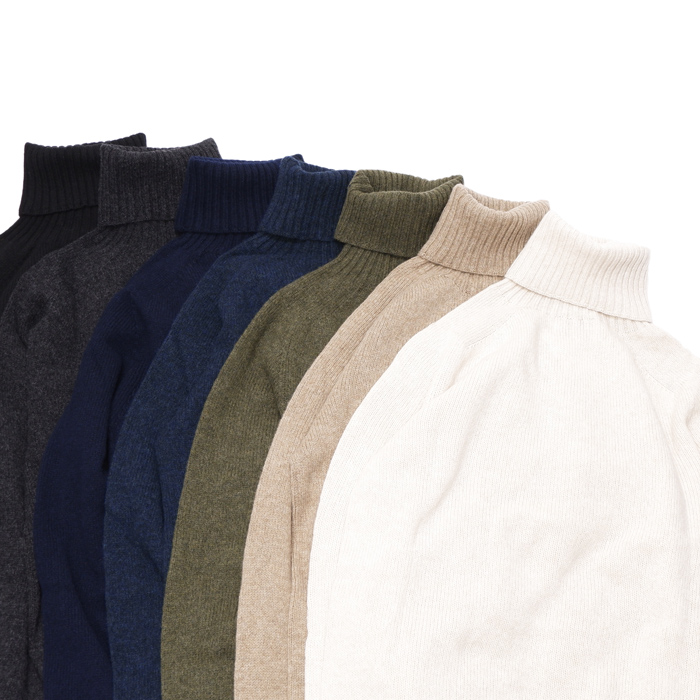 INVERALLAN(インバーアラン)Roll Neck Saddle Shoulder Sweater