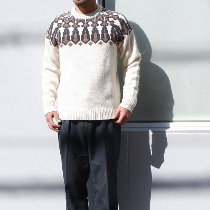 L.L.Bean（エルエルビーン）Classic Ragg Wool Crewneck Sweater