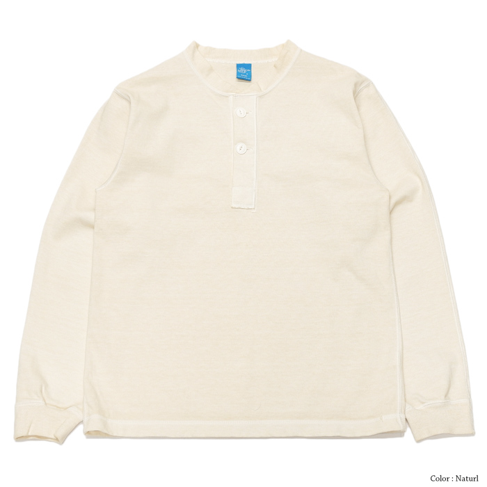 Good On（グッドオン）Long Sleeve Heavy Henley Neck Tee（ロング