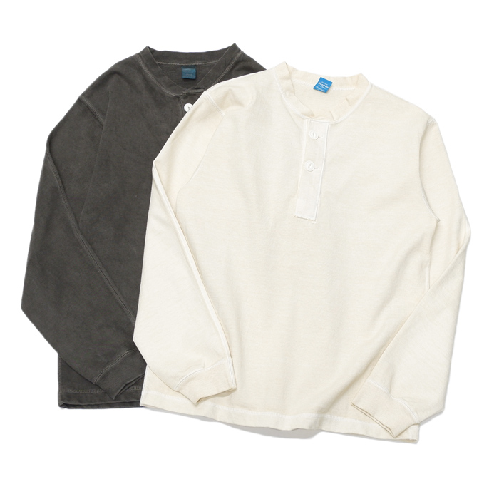 Good On（グッドオン）Long Sleeve Heavy Henley Neck Tee（ロング