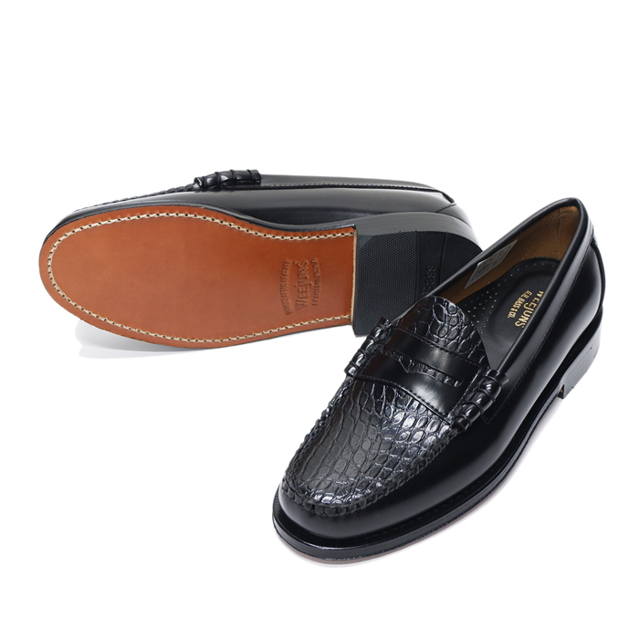 G.H.BASS（ジーエイチバス）LARSON CROC MOC MIX LOAFER（ラーソン