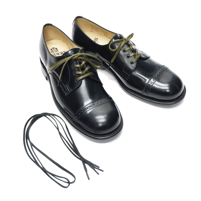 SANDERS(サンダース)B.G.S. Punched Cap Derby Shoe(B.G.S.パンチド