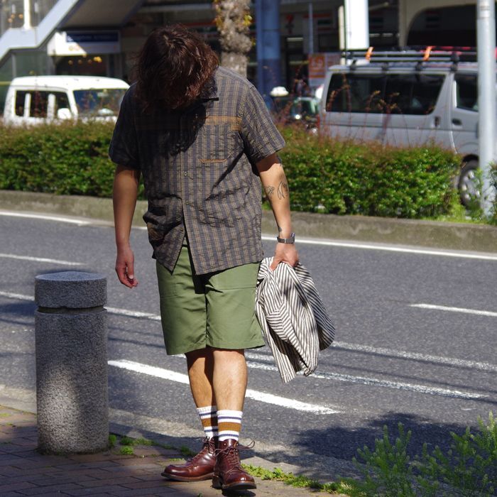 ENGINEERED GARMENTS COTTON SHORTS