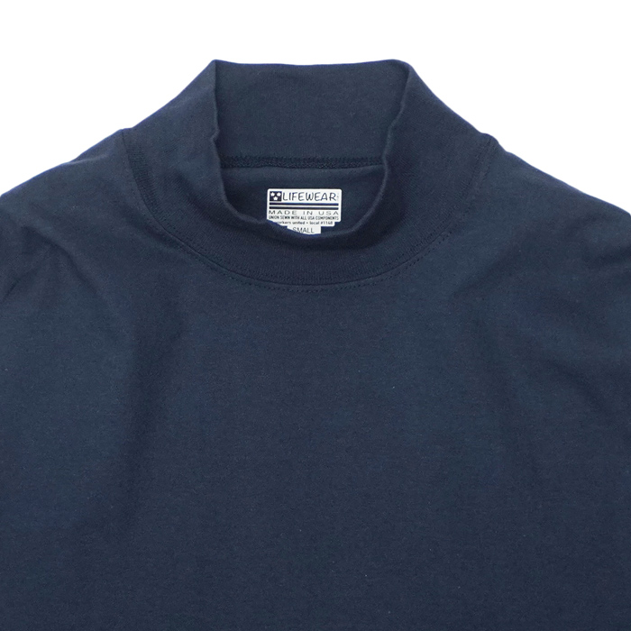 Life Wear（ライフウェア）Moc Neck Long Sleeve Tee（モック