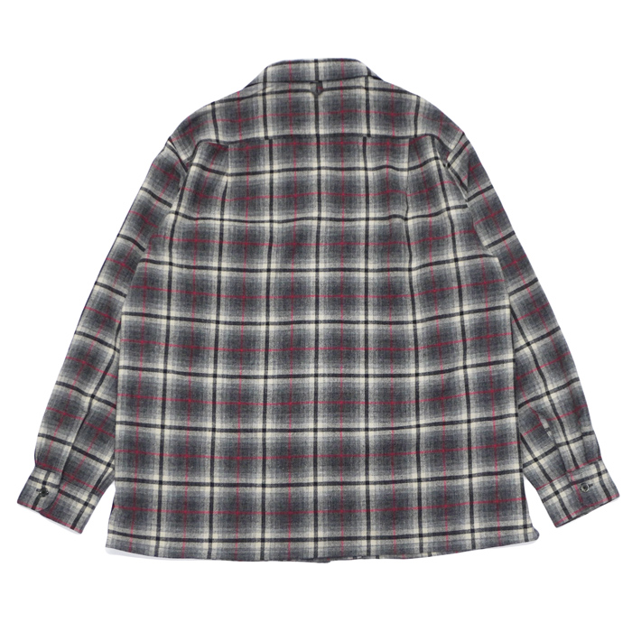 A VONTADE（アボンタージ）Wool Plaid Open Color Shirt（ウール