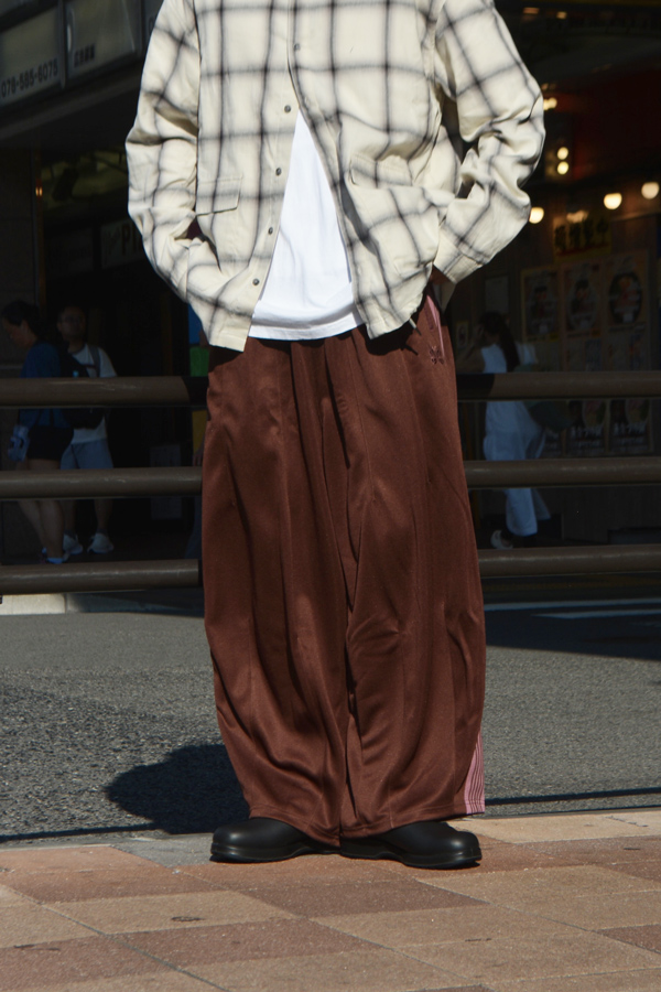 Needles×2G TRACK PANT ニードルス ブラウン Needles×2G TRACK PANT ニードルス ブラウン