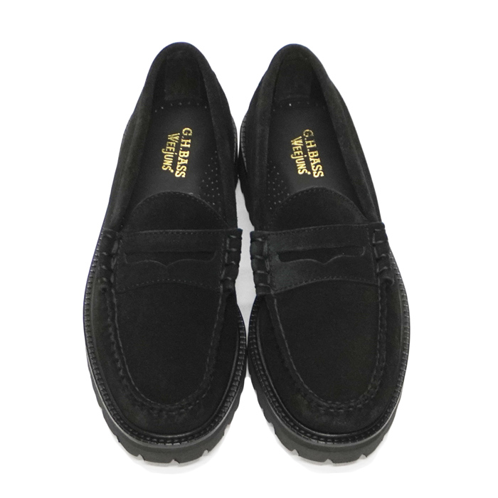 ✨美品✨ジーエイチバス ハラコ ローファー トラックソール ブラック 美品 ジーエイチバス ハラコ コインローファー トラックソール