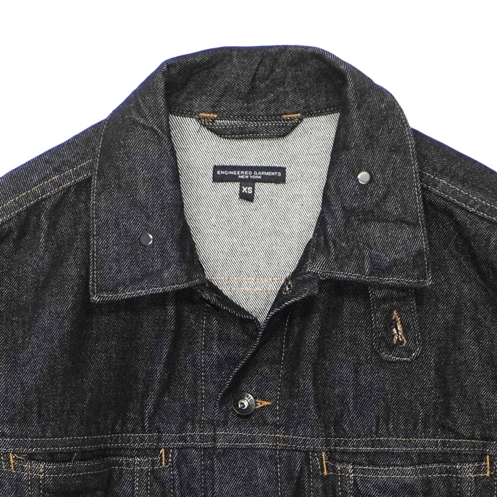COOTIE ENGINEERED GARMENTS デニムジャケット　ブラック Engineered Garments / Trucker Jacket - CP Denim / Black