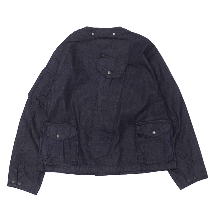 MODMNT（モドメント）COLLARLESS JKT（カラーレスジャケット）/ Navy