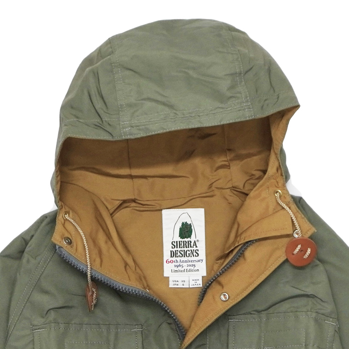 ジャケット・アウター Sierra Designs Mountain Parka M Sage SIERRA DESIGNS（シエラデザイン）60TH Anniversary MOUNTAIN PARKA