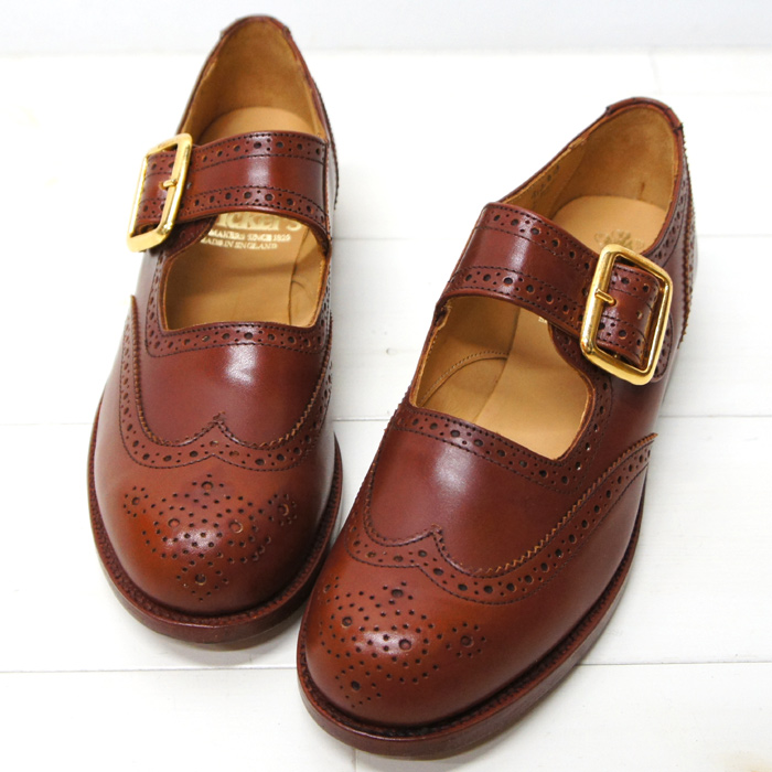 Tricker's（トリッカーズ）Mary Jane Brogue Shoes（メリージェーン