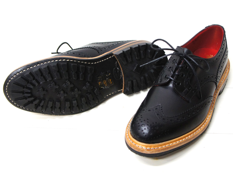 Tricker’s BOURTON バートン別注モデル 8ハーフ　オールブラック