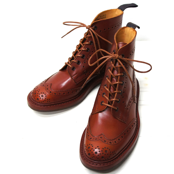 美品　Tricker's カントリーブーツ　マロン