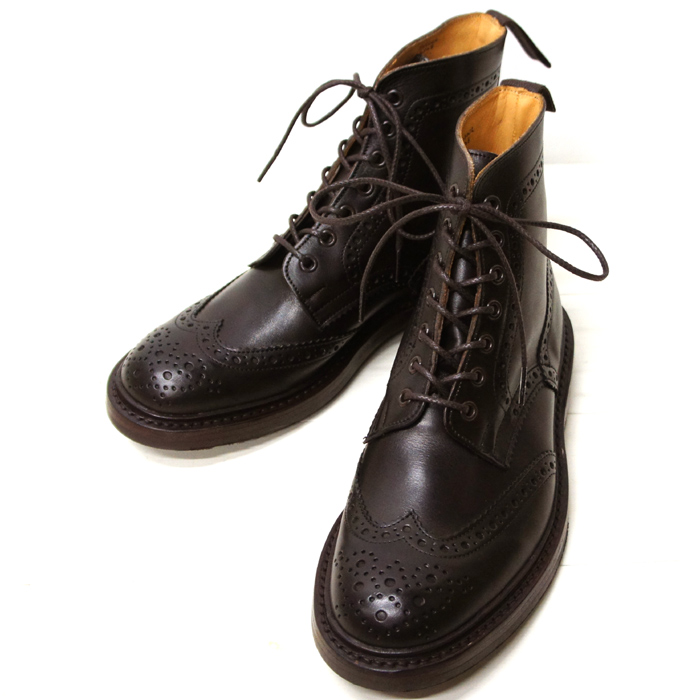 Tricker's（トリッカーズ）カントリー ブローグブーツ（ダイナイト ...