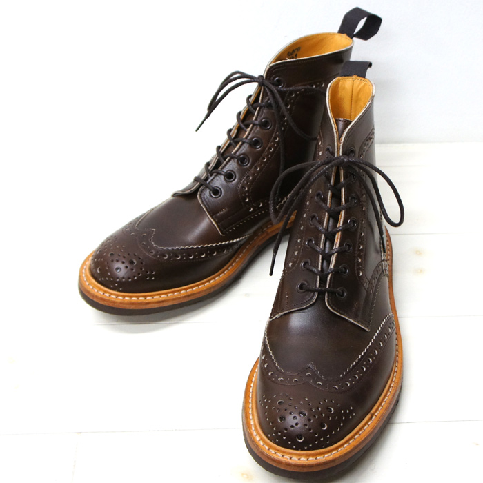 Tricker’s トリッカーズ　UK8.5 プレーントゥ　コマンドソール