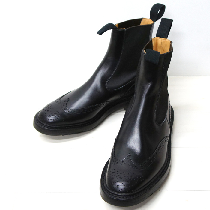 30%OFF！！Tricker's（トリッカーズ）サイドゴア ブローグブーツ ...